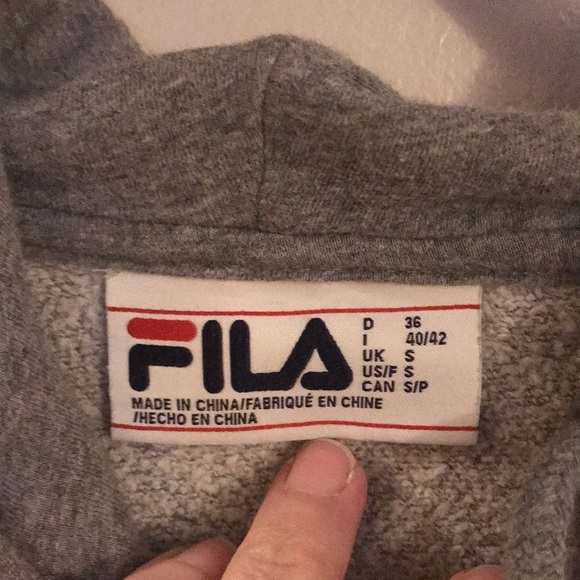 *FILA* unisex s/p hoodie - Picture 3 of 4